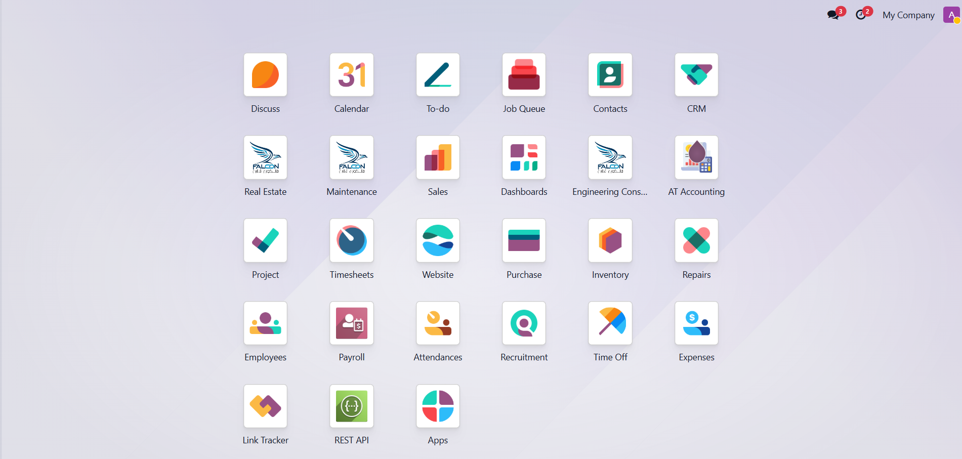Falcon ERP Platform